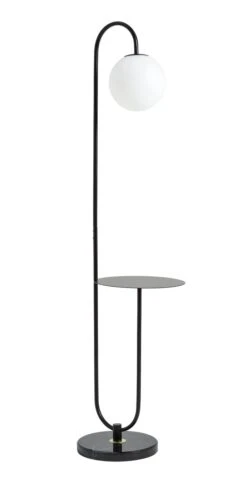 Habitat Sagara Opal Shelf Floor Lamp - Black 19 Habitat Sagara Opal Shelf Floor Lamp - Black -Cooking and dining Shop 9401318 R Z009A