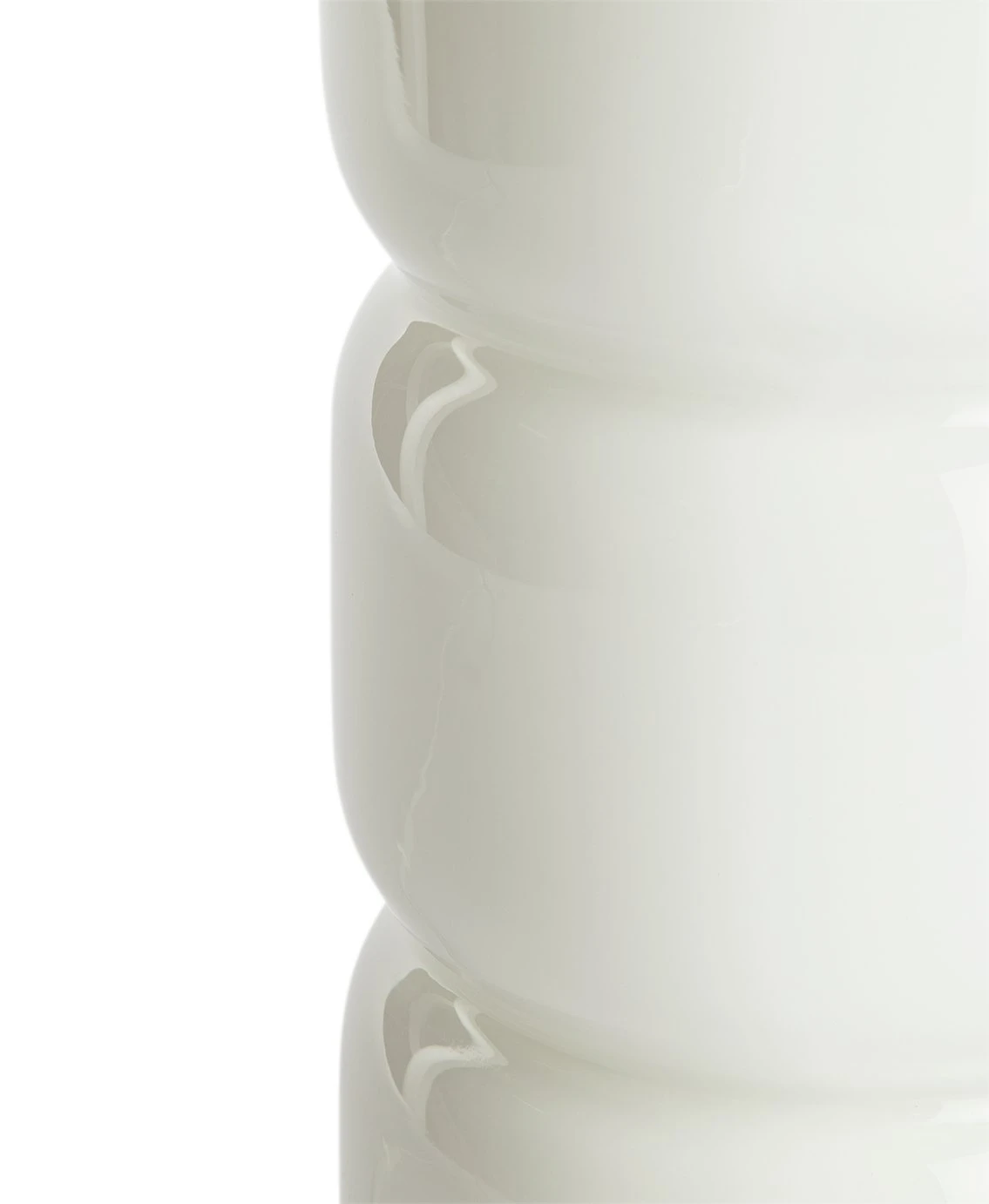 Habitat Parr Glass Column Table Lamp - White 4 Habitat Parr Glass Column Table Lamp - White - Image 4