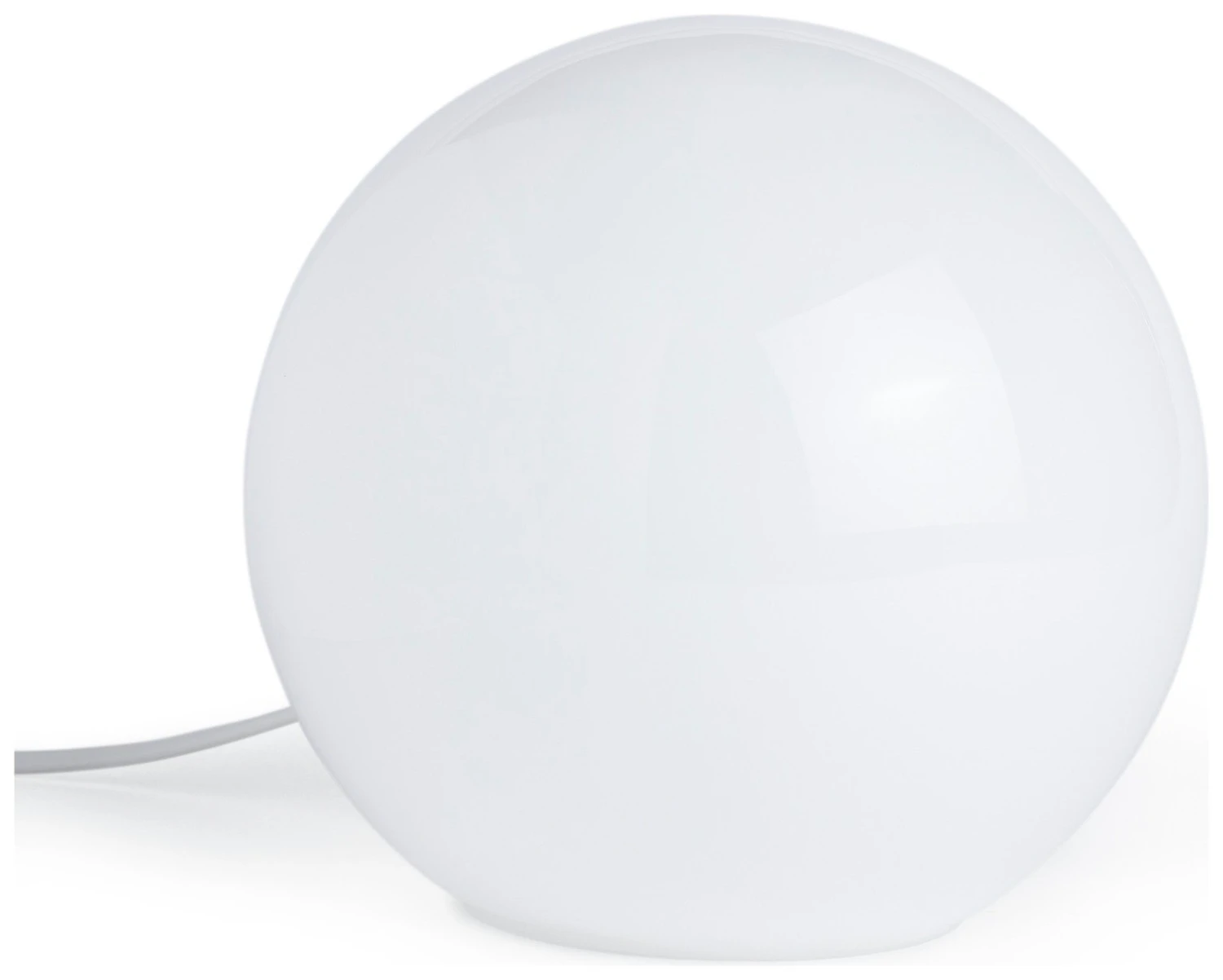 Habitat Caliban Globe Table Lamp - White 2 Habitat Caliban Globe Table Lamp - White - Image 2