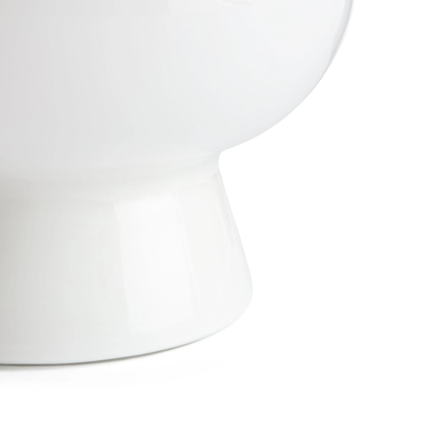 Habitat Lucetta Glass Table Lamp - White 4 Habitat Lucetta Glass Table Lamp - White - Image 4
