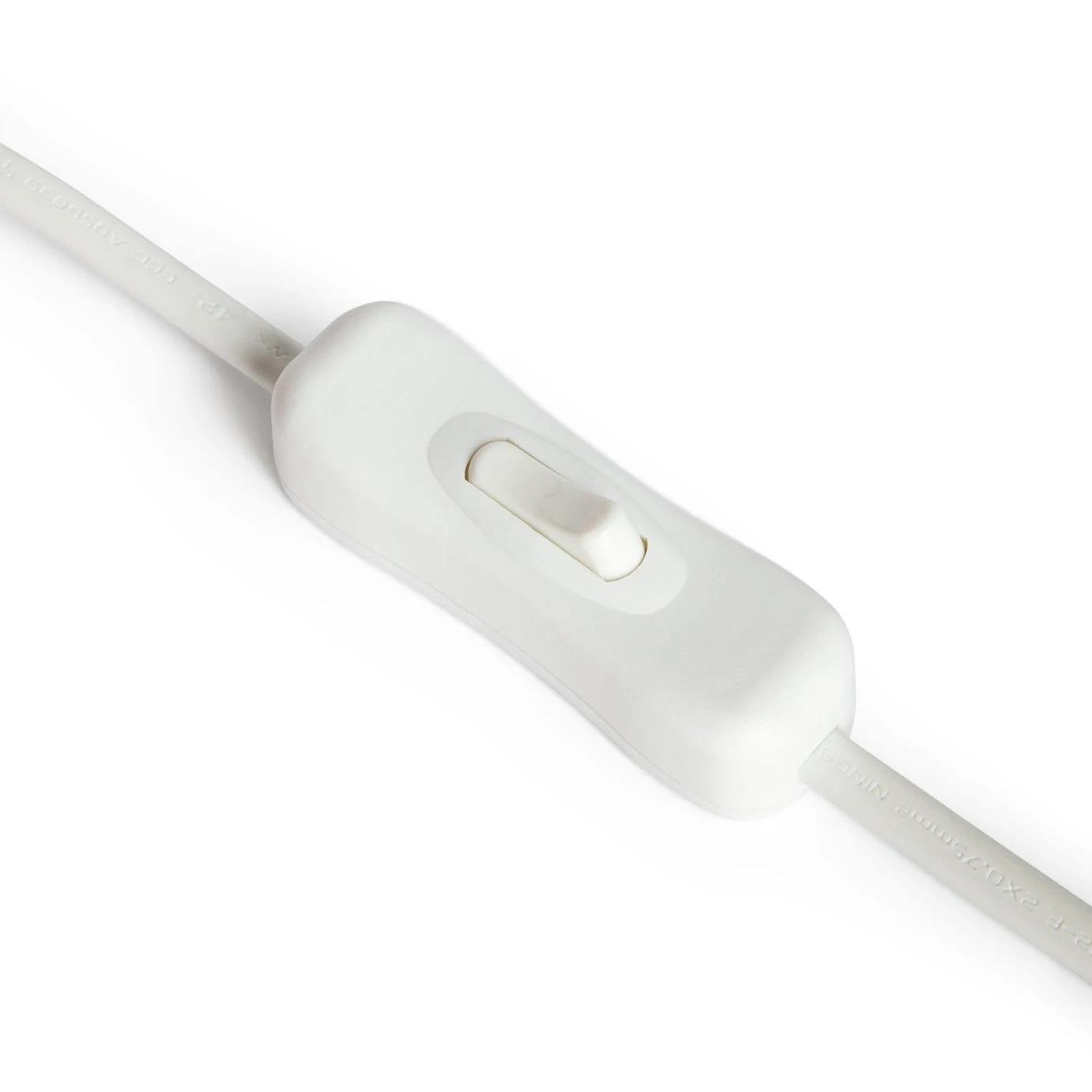 Habitat Lucetta Glass Table Lamp - White 5 Habitat Lucetta Glass Table Lamp - White - Image 5