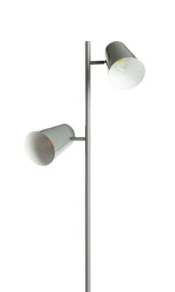 Habitat Iras Double Head Floor Lamp - Grey -Cooking and dining Shop 9404779 R Z005A