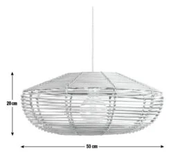 Habitat Mariana Rattan Pendant Shade - Bamboo -Cooking and dining Shop 9404975 R E001