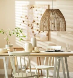 Habitat Emillius Rattan Pendant Shade -Cooking and dining Shop 9404982 R Z002C