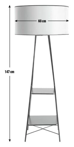 Habitat Thasia Floor Lamp - Black And White -Cooking and dining Shop 9405730 R E001