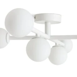 Habitat Alonso 6 Light Flush To Ceiling Light - White 9 Habitat Alonso 6 Light Flush To Ceiling Light - White -Cooking and dining Shop 9405981 R Z002A