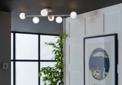 Habitat Alonso 6 Light Flush To Ceiling Light - White 11 Habitat Alonso 6 Light Flush To Ceiling Light - White -Cooking and dining Shop 9405981 R Z002C