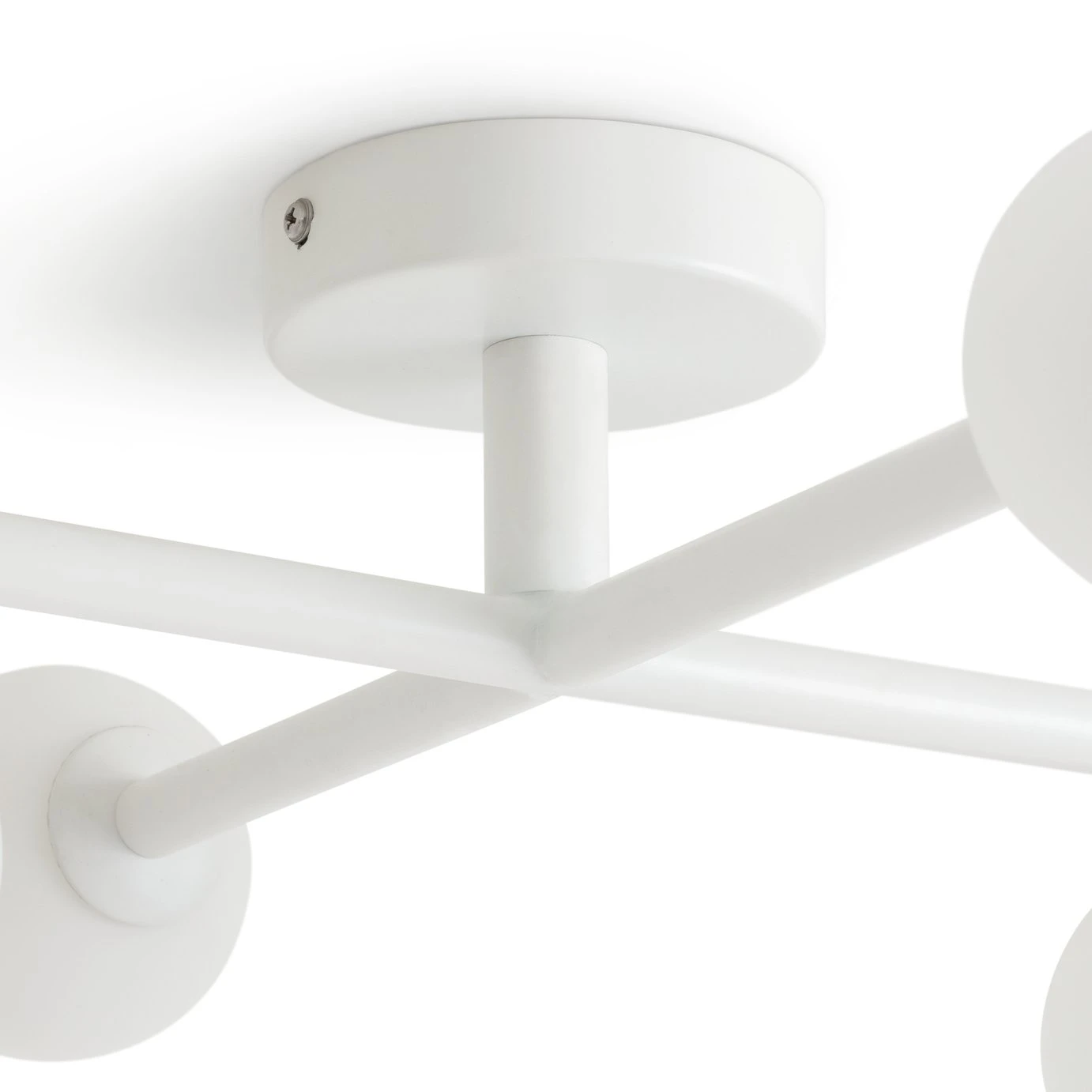 Habitat Alonso 6 Light Flush To Ceiling Light - White 5 Habitat Alonso 6 Light Flush To Ceiling Light - White - Image 5
