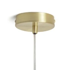 Habitat Lockie Brushed Brass Pendant Ceiling Light - Gold -Cooking and dining Shop 9406179 R Z003A