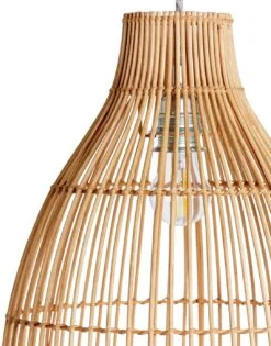 Habitat Camillo Rattan Midi Pendant Shade - Natural -Cooking and dining Shop 9406186 R Z002A