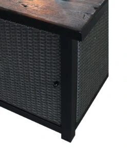 Teamson Home HF25601BA UK Gas Fire Pit With Cover -Cooking and dining Shop 9410196 R Z005A