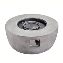 Teamson Home HF36501AA UK Gas Fire Pit With Cover -Cooking and dining Shop 9410244 R Z004A