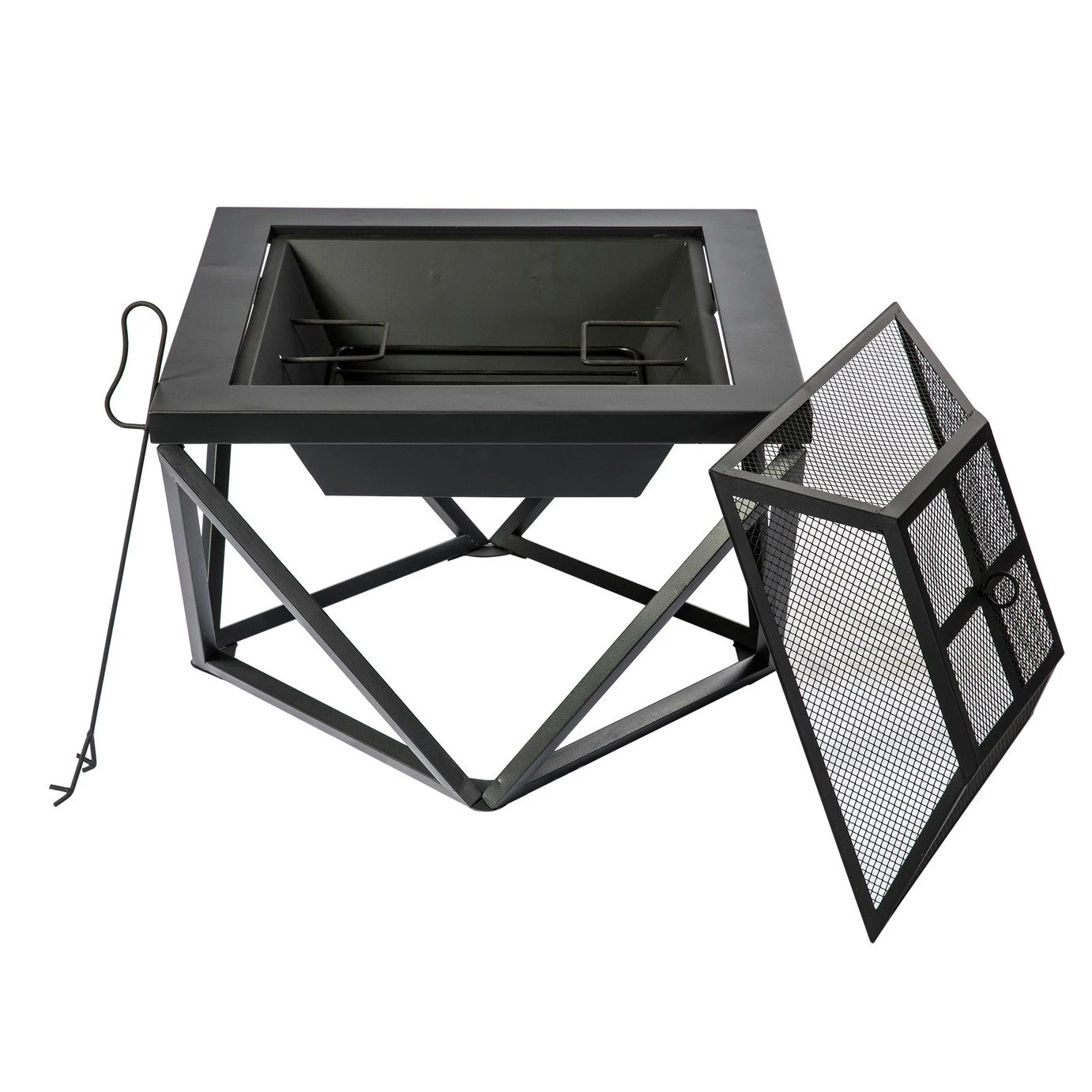 Teamson Home PT-FW0002 Wood Burning Fire Pit With Cover 5 Teamson Home PT-FW0002 Wood Burning Fire Pit With Cover - Image 5