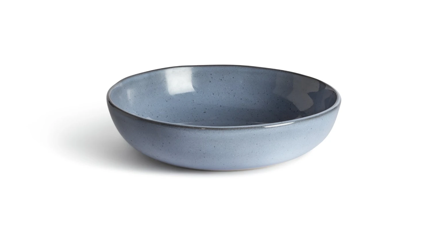 Habitat Evora Stoneware Salad Bowl - Blue 1 Habitat Evora Stoneware Salad Bowl - Blue