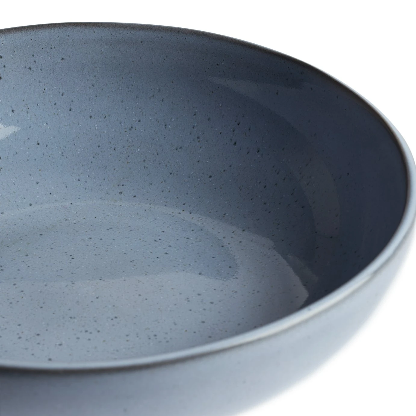 Habitat Evora Stoneware Salad Bowl - Blue 5 Habitat Evora Stoneware Salad Bowl - Blue - Image 5
