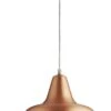 Habitat Aerial Spun Aluminium Ceiling Light - Copper