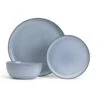 Habitat Evora 12 Piece Stoneware Dinner Set - Blue