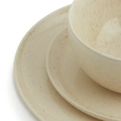 Habitat Evora 12 Piece Stoneware Dinner Set - Natural -Cooking and dining Shop 9424261 R Z005A