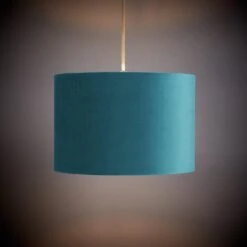 Habitat 30cm Velvet Shade - Teal -Cooking and dining Shop 9425181 R Z002C