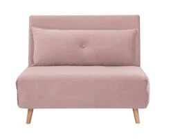 Habitat Roma Single Velvet Chairbed - Pink -Cooking and dining Shop 9431168 R Z018A