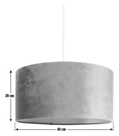 Habitat 40cm Velvet Shade - Navy -Cooking and dining Shop 9431508 R E001