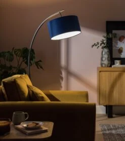 Habitat 40cm Velvet Shade - Navy -Cooking and dining Shop 9431508 R Z003C