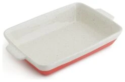 Habitat Ott Red Speckle Large Roaster -Cooking and dining Shop 9437375 R Z005A