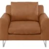 Habitat Lyle Leather Armchair - Tan