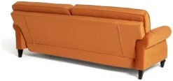Habitat Joel 3 Seater Fabric Clic Clac Sofa Bed - Orange -Cooking and dining Shop 9451801 R Z006A