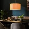 Habitat 49cm Velvet Shade - Saffron