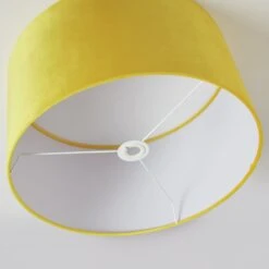 Habitat 49cm Velvet Shade - Saffron -Cooking and dining Shop 9458495 R Z003A