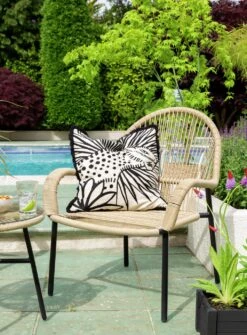 Habitat Java 2 Seater Metal Garden Bistro Set - Natural -Cooking and dining Shop 9463583 R Z004C