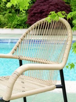 Habitat Java 2 Seater Metal Garden Bistro Set - Natural -Cooking and dining Shop 9463583 R Z005C