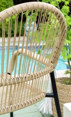 Habitat Java 2 Seater Metal Garden Bistro Set - Natural -Cooking and dining Shop 9463583 R Z010C