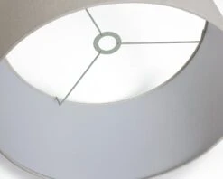 Habitat 49cm Linen Drum Shade - Oatmeal -Cooking and dining Shop 9467929 R Z003A