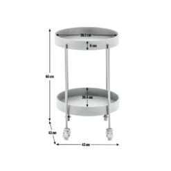 Habitat Eris Drinks Trolley - Black -Cooking and dining Shop 9473092 R E001