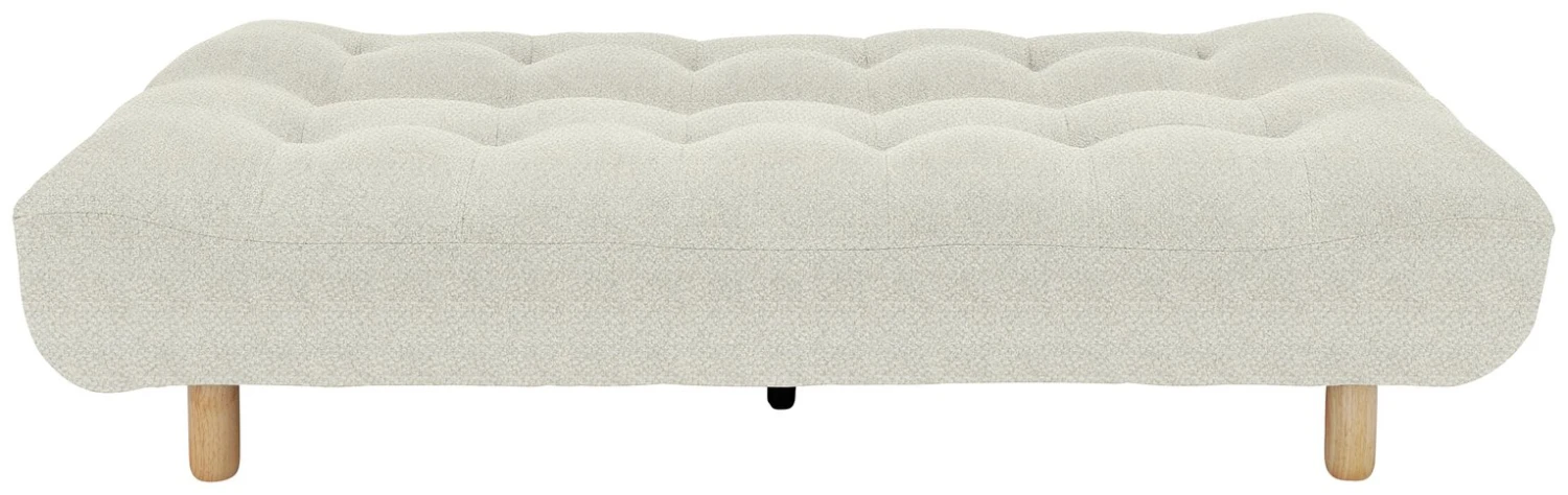 Habitat Kota 3 Seater Boucle Clic Clac Sofa Bed - Cream 6 Habitat Kota 3 Seater Boucle Clic Clac Sofa Bed - Cream - Image 6