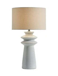 Habitat Astraeus Ceramic Table Lamp - White & Cream 16 Habitat Astraeus Ceramic Table Lamp - White & Cream -Cooking and dining Shop 9481307 R Z006A