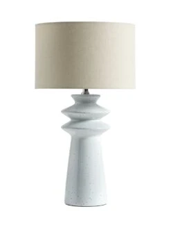 Habitat Astraeus Ceramic Table Lamp - White & Cream 17 Habitat Astraeus Ceramic Table Lamp - White & Cream -Cooking and dining Shop 9481307 R Z007A