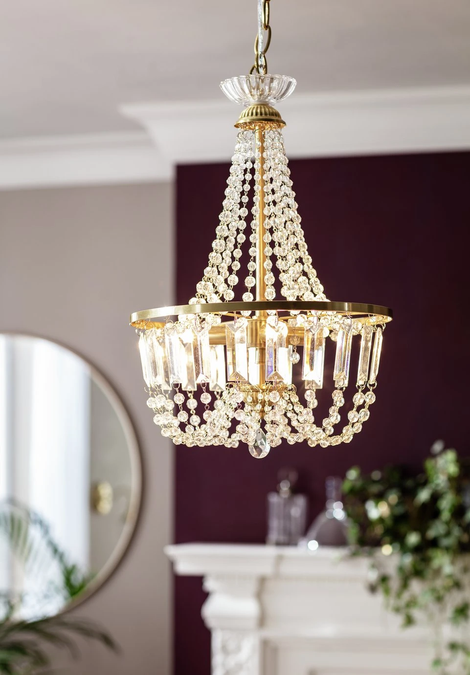 Habitat Capella Empire Chandelier - Brushed Brass 8 Habitat Capella Empire Chandelier - Brushed Brass - Image 8