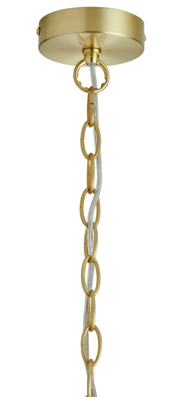 Habitat Capella Empire Chandelier - Brushed Brass 5 Habitat Capella Empire Chandelier - Brushed Brass - Image 5
