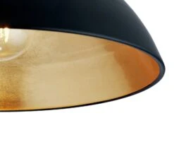 Habitat Yuno Leaf Flush To Ceiling Light - Black And Gold -Cooking and dining Shop 9487521 R Z003A