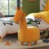 Habitat George Kids Giraffe Animal Stool - Yellow
