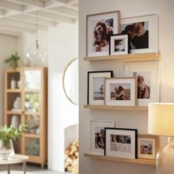 Habitat Abas Glass Table Lamp - Clear & Cream -Cooking and dining Shop 9489732 R Z004C