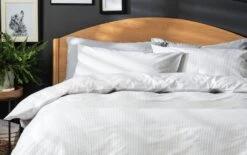 Habitat Stripe White & Grey Bedding Set - Single 10 Habitat Stripe White & Grey Bedding Set - Single -Cooking and dining Shop 9507937 R Z004A