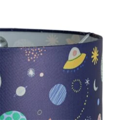 Habitat Kids Space Glow In The Dark 25cm Drum Shade - Blue -Cooking and dining Shop 9508431 R Z002A