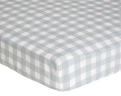 Habitat Kids Pure Cotton 2 Pack Gingham Fitted Sheet - Cot -Cooking and dining Shop 9511167 R Z002A