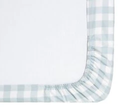 Habitat Kids Pure Cotton 2 Pack Gingham Fitted Sheet - Cot -Cooking and dining Shop 9511167 R Z004A