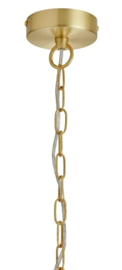 Habitat Presley Glass 8 Tier Chandelier - Brass -Cooking and dining Shop 9514449 R Z003A