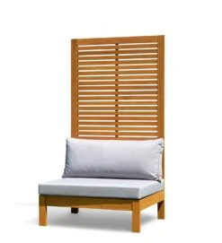 Habitat Samoa Wooden Single Seat Garden Chair-Natural